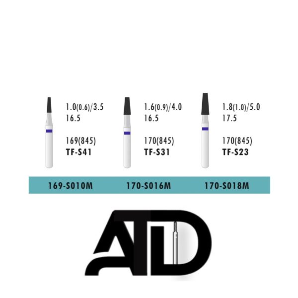 فرز کوتاه ATD Flat End Cone (بسته 5 عددی)