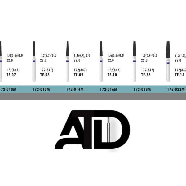 فرز ATD Flat End Cone (بسته 5 عددی)
