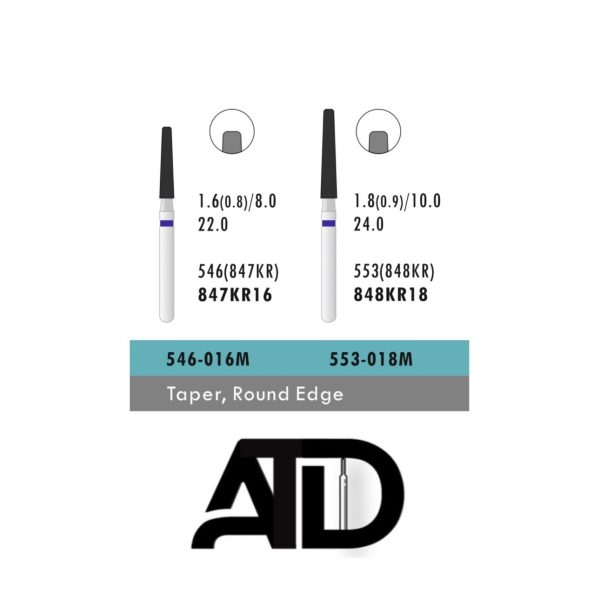 فرز ATD Taper.Round Edge(بسته 5 عددی)