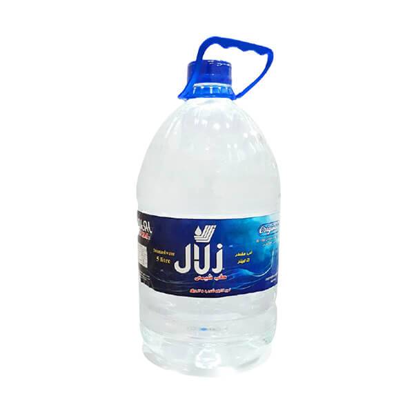 آب دیونیزه (مقطر) زلال